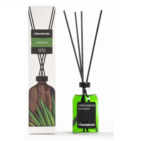 Charmens Reed Diffuser patyczki zapachowe Trawa Cytrynowa 110ml Charmens Reed Diffuser patyczki zapachowe Trawa Cytrynowa 110ml