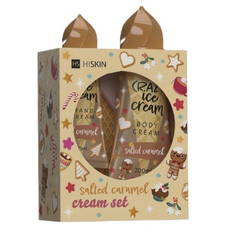 HiSkin Salted Caramel Cream zestaw krem do rąk 60ml + krem do ciała 200ml HiSkin Salted Caramel Cream zestaw krem do rąk 60ml + krem do ciała 200ml