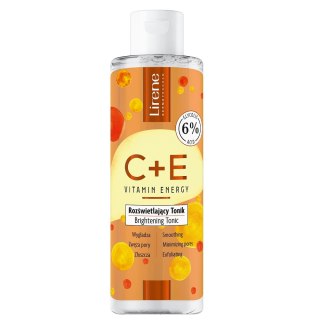 Lirene C+E Vitamin Energy tonik rozświetlający 200ml