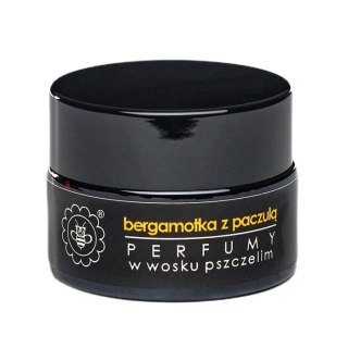 Miodowa Mydlarnia Perfumy w wosku pszczelim Bergamotka z Paczulą 15g