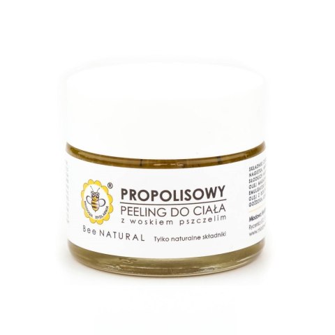 Miodowa Mydlarnia Propolisowy peeling do ciała 60g Miodowa Mydlarnia Propolisowy peeling do ciała 60g