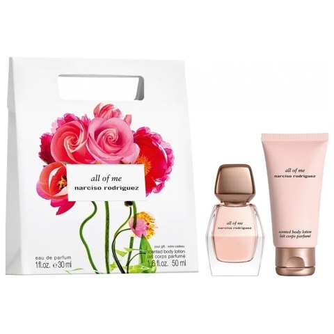 Narciso Rodriguez All Of Me zestaw woda perfumowana spray 30ml + balsam do ciała 50ml Narciso Rodriguez All Of Me zestaw woda perfumowana spray 30ml + balsam do ciała 50ml