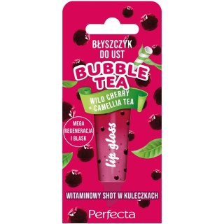 Perfecta Bubble Tea błyszczyk do ust Wild Cherry + Camellia Tea 10g