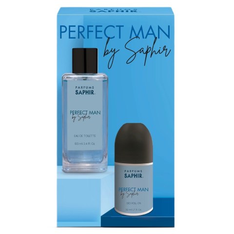 Saphir Perfect Man zestaw woda perfumowana spray 100ml + dezodorant w kulce 50ml Saphir Perfect Man zestaw woda perfumowana spray 100ml + dezodorant w kulce 50ml