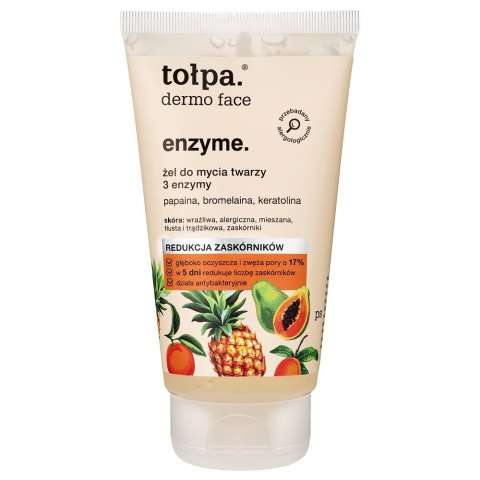 Tołpa Dermo Face Enzyme żel do mycia twarzy 3 enzymy 150ml Tołpa Dermo Face Enzyme żel do mycia twarzy 3 enzymy 150ml