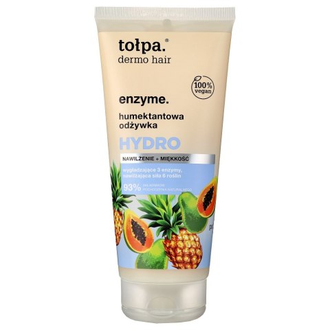 Tołpa Dermo Hair Enzyme humektantowa odżywka Hydro 200ml Tołpa Dermo Hair Enzyme humektantowa odżywka Hydro 200ml