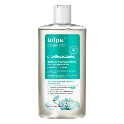 Tołpa Dermo Hair głęboko oczyszczający szampon przeciw przetłuszczaniu 250ml Tołpa Dermo Hair głęboko oczyszczający szampon przeciw przetłuszczaniu 250ml
