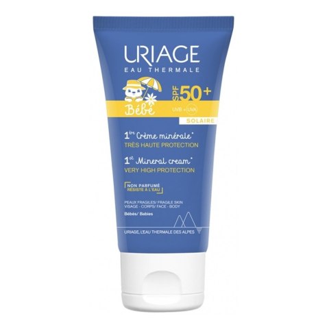 URIAGE Bebe 1st Mineral Cream mineralny krem przeciwsłoneczny dla dzieci SPF50+ 50ml URIAGE Bebe 1st Mineral Cream mineralny krem przeciwsłoneczny dla dzieci SPF50+ 50ml