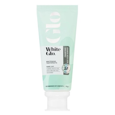 White Glo Charcoal Deep Stain Remover wybielająca pasta do zębów Fresh Mint 115g White Glo Charcoal Deep Stain Remover wybielająca pasta do zębów Fresh Mint 115g