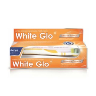 White Glo Smoker Formula Whitening wybielająca pasta do zębów dla palaczy 100ml + szczoteczka