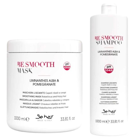 Zestaw wygłądzający Be Hair Be Smooth Duży (Szampon + Maska) Zestaw wygłądzający Be Hair Be Smooth Duży (Szampon + Maska)