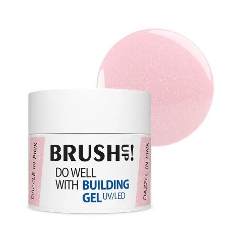 BrushUp! Do Well with Building Gel żel budujący do paznokci Dazzle in Pink 12g BrushUp! Do Well with Building Gel żel budujący do paznokci Dazzle in Pink 12g