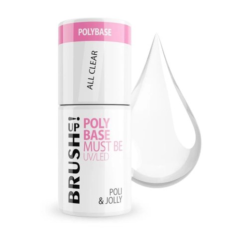 BrushUp! Poly Base baza hybrydowa do paznokci Poli & Jolly 5g BrushUp! Poly Base baza hybrydowa do paznokci Poli & Jolly 5g
