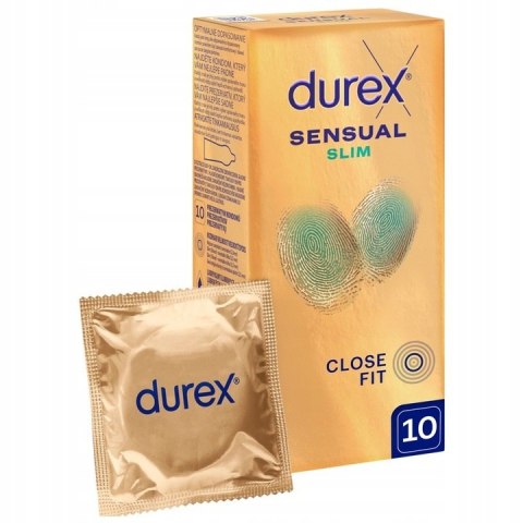 Durex Sensual Slim prezerwatywy lateksowe 10szt Durex Sensual Slim prezerwatywy lateksowe 10szt