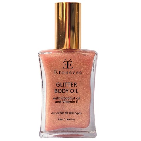 Etoneese Suchy olejek do ciała ze złotymi drobinkami Glow Rose 50ml Etoneese Suchy olejek do ciała ze złotymi drobinkami Glow Rose 50ml