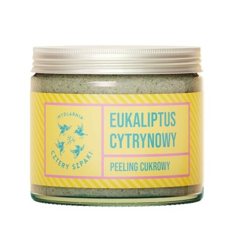 Mydlarnia Cztery Szpaki Peeling cukrowy do ciała Eukaliptus Cytrynowy 250ml Mydlarnia Cztery Szpaki Peeling cukrowy do ciała Eukaliptus Cytrynowy 250ml