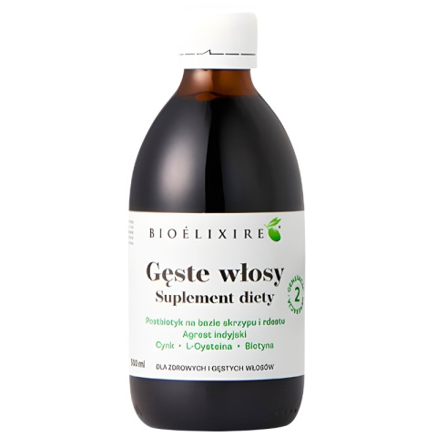 Bioelixire Gęste włosy Suplement diety przeciw wypadaniu włosów 300ml