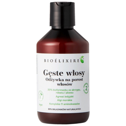 Bioelixire Gęste włosy odżywka wegańska 300ml Bioelixire Gęste włosy odżywka wegańska 300ml