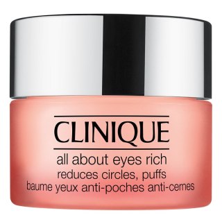 Clinique All About Eyes™ Rich Cream bogaty krem pod oczy redukujący sińce i opuchliznę oraz linie i drobne zmarszczki 30ml