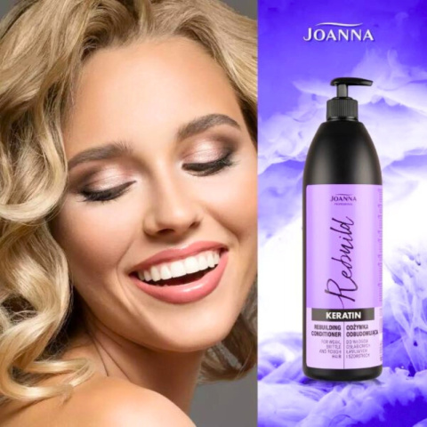 Joanna Professional Keratin Odżywka keratynowa do włosów osłabionych 1000ml Joanna Professional Keratin Odżywka keratynowa do włosów osłabionych 1000ml