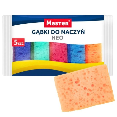 Master Gąbki do Mycia Naczyń Neo 5szt