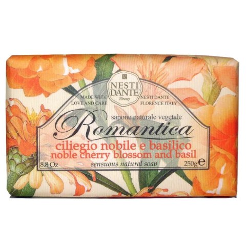 Nesti Dante Romantica mydło toaletowe Cherry Blossom & Basil 250g Nesti Dante Romantica mydło toaletowe Cherry Blossom & Basil 250g