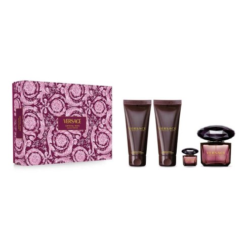 Versace Crystal Noir zestaw woda perfumowana spray 90ml + woda perfumowana 5ml + balsam do ciała 100ml + żel pod prysznic 100ml Versace Crystal Noir zestaw woda perfumowana spray 90ml + woda perfumowana 5ml + balsam do ciała 100ml + żel pod prysznic 100ml