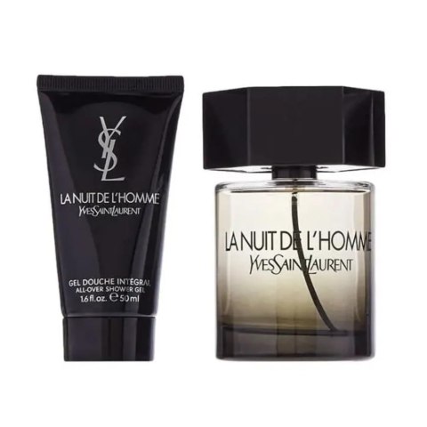 Yves Saint Laurent La Nuit De L'Homme zestaw woda toaletowa spray 100ml + żel pod prysznic 50ml Yves Saint Laurent La Nuit De L'Homme zestaw woda toaletowa spray 100ml + żel pod prysznic 50ml