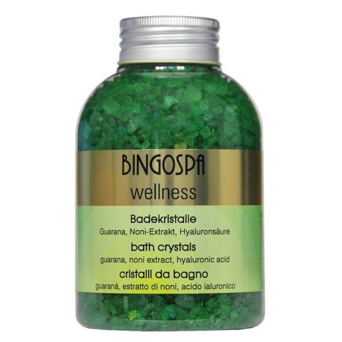 BingoSpa Kryształy do kąpieli z guaraną i kwasem hialuronowym 650g BingoSpa Kryształy do kąpieli z guaraną i kwasem hialuronowym 650g