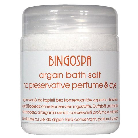 BingoSpa Sól arganowa do kąpieli 550g BingoSpa Sól arganowa do kąpieli 550g