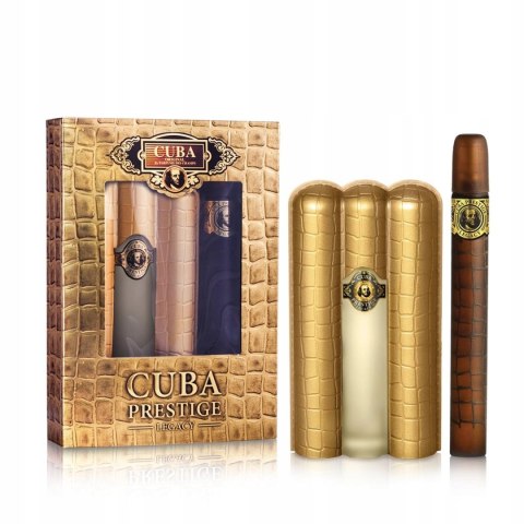 Cuba Original Cuba Prestige Legacy zestaw woda toaletowa spray 90ml + woda toaletowa spray 35ml Cuba Original Cuba Prestige Legacy zestaw woda toaletowa spray 90ml + woda toaletowa spray 35ml