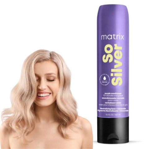 Matrix Total So Silver Odżywka Fioletowa do Blondu 300ml Matrix Total So Silver Odżywka Fioletowa do Blondu 300ml