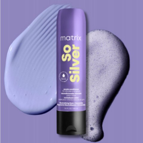 Matrix Total So Silver Odżywka Fioletowa do Blondu 300ml Matrix Total So Silver Odżywka Fioletowa do Blondu 300ml