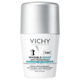 Vichy Invisible Resist 72h antyperspirant w kulce przeciw śladom na ubraniach 50ml