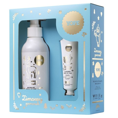 Yope Zimowy Poranek zestaw mydło do rąk 300ml + krem do rąk 50ml Yope Zimowy Poranek zestaw mydło do rąk 300ml + krem do rąk 50ml