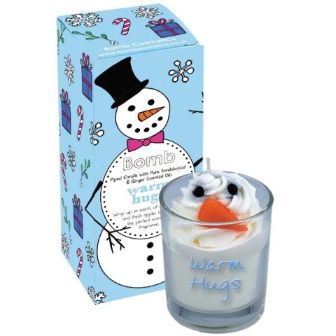 Bomb Cosmetics Świeca zapachowa z pianką Warm Hugs 200g Bomb Cosmetics Świeca zapachowa z pianką Warm Hugs 200g