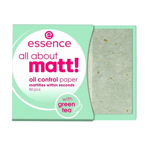 Essence All About Matt! bibułki matujące do twarzy 50szt. Essence All About Matt! bibułki matujące do twarzy 50szt.
