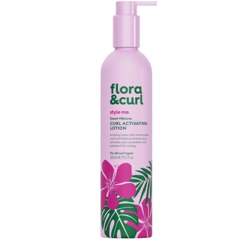 Flora & Curl Sweet Hibiscus Curl Activating Lotion balsam definiujący loki 300ml Flora & Curl Sweet Hibiscus Curl Activating Lotion balsam definiujący loki 300ml