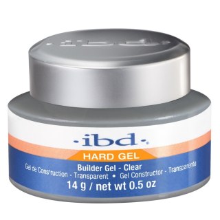 IBD Hard Builder Gel UV żel budujący Clear 14g