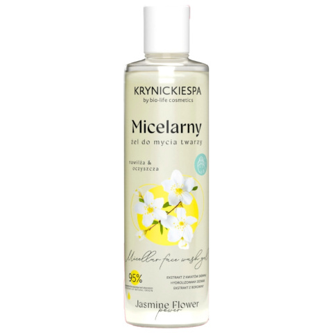 Krynickie SPA Micelarny żel do mycia twarzy jaśminowy 250g Krynickie SPA Micelarny żel do mycia twarzy jaśminowy 250g