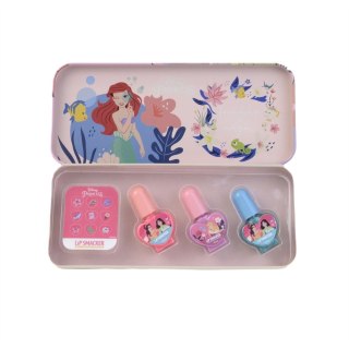 Lip Smacker Disney Princess Nail Polish Tin zestaw do manicure dla dzieci