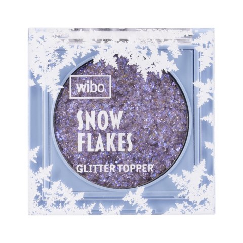 Wibo Snow Flakes Glitter Eyeshadow intensywnie połyskujący topper do powiek 2 Amethyst 2g Wibo Snow Flakes Glitter Eyeshadow intensywnie połyskujący topper do powiek 2 Amethyst 2g