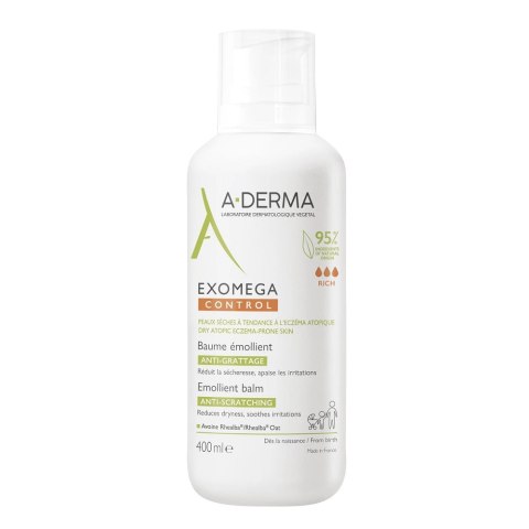 A-Derma Exomega Control emolientowy balsam do ciała 400ml A-Derma Exomega Control emolientowy balsam do ciała 400ml