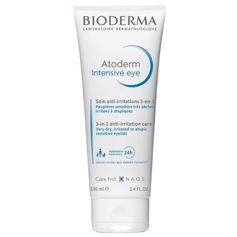 Bioderma Atoderm Intensive Eye pielęgnacja podrażnionych powiek i okolic oczu 100ml Bioderma Atoderm Intensive Eye pielęgnacja podrażnionych powiek i okolic oczu 100ml