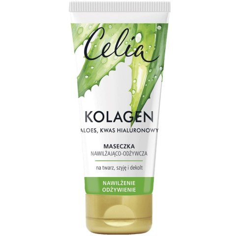 Celia Kolagen maseczka nawilżająco-odżywcza z aloesem i kwasem hialuronowym 60ml Celia Kolagen maseczka nawilżająco-odżywcza z aloesem i kwasem hialuronowym 60ml