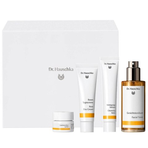Dr. Hauschka Beautiful Face zestaw tonik odświeżający 100ml + krem na dzień 30ml + balsam oczyszczający 75ml + balsam do ust 4.5ml Dr. Hauschka Beautiful Face zestaw tonik odświeżający 100ml + krem na dzień 30ml + balsam oczyszczający 75ml + balsam do ust 4.5ml