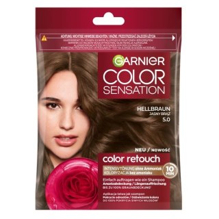 Garnier Color Sensation Color Retouch szampon koloryzujący 5.0 Jasny Brąz