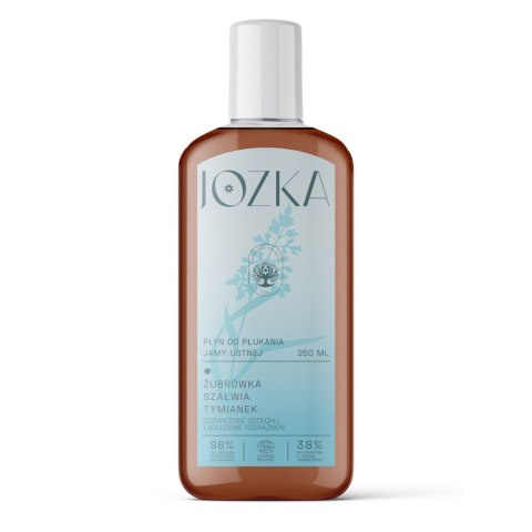 Jozka Płyn do płukania jamy ustnej żubrówka szałwia tymianek 250ml Jozka Płyn do płukania jamy ustnej żubrówka szałwia tymianek 250ml
