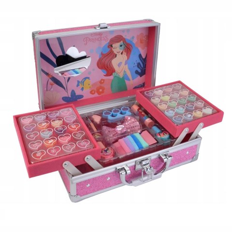 Lip Smacker Disney Princess Makeup Traincase zestaw kosmetyków w walizce Lip Smacker Disney Princess Makeup Traincase zestaw kosmetyków w walizce