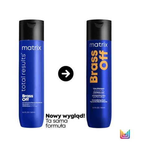 Matrix Brass Off Szampon Neutralizujący Miedziane Odcienie do Włosów Farbowanych 300ml